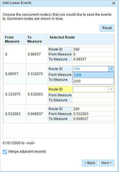 Software-selected dominant route Software-selected dominant route